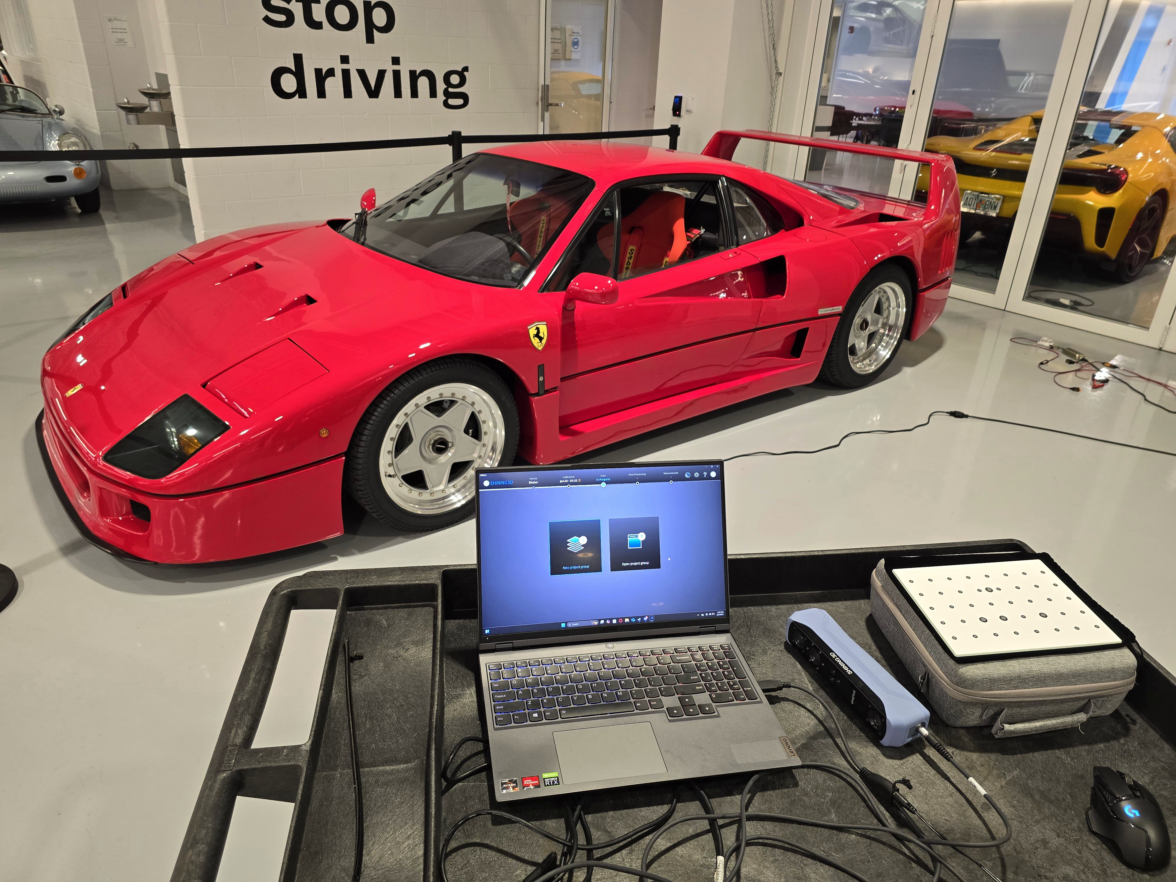 3D Scanning Ferrari F40