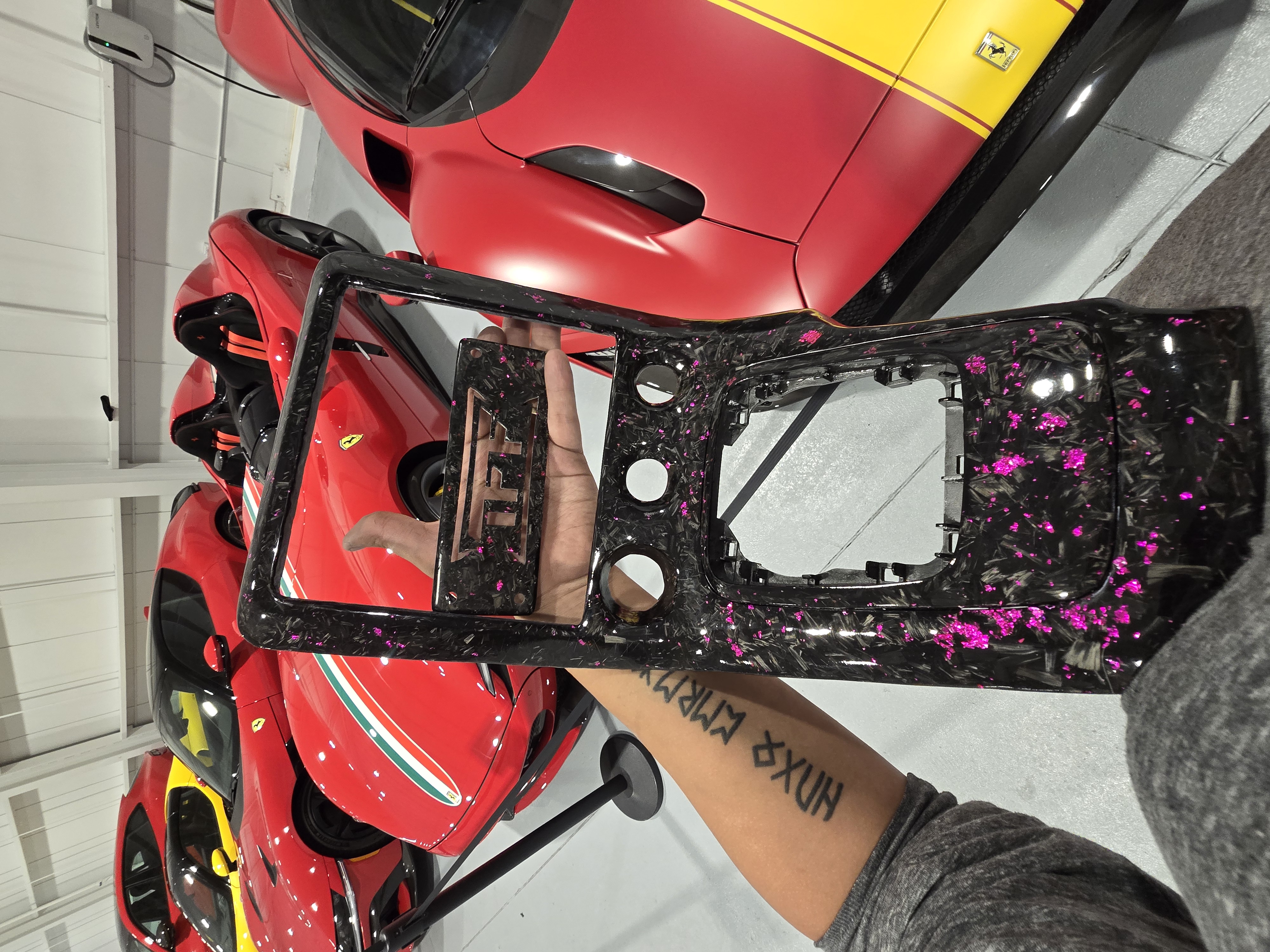 Forged Carbon Custom Badge