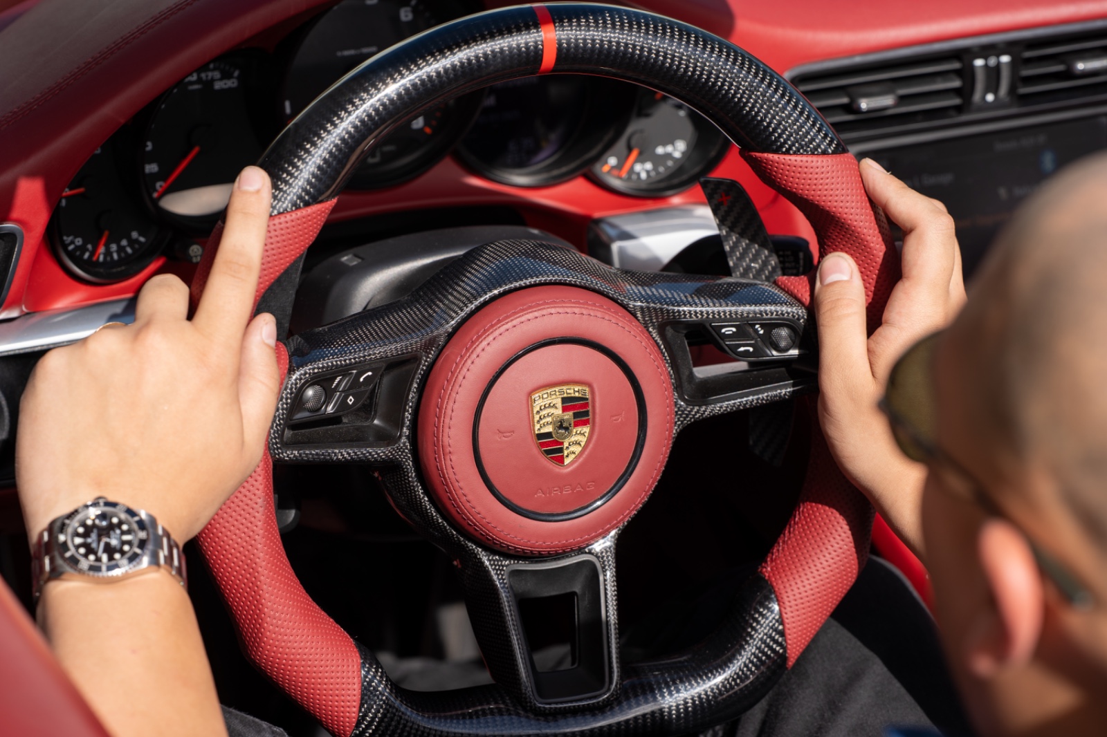 Porsche Carbon Steering Wheel