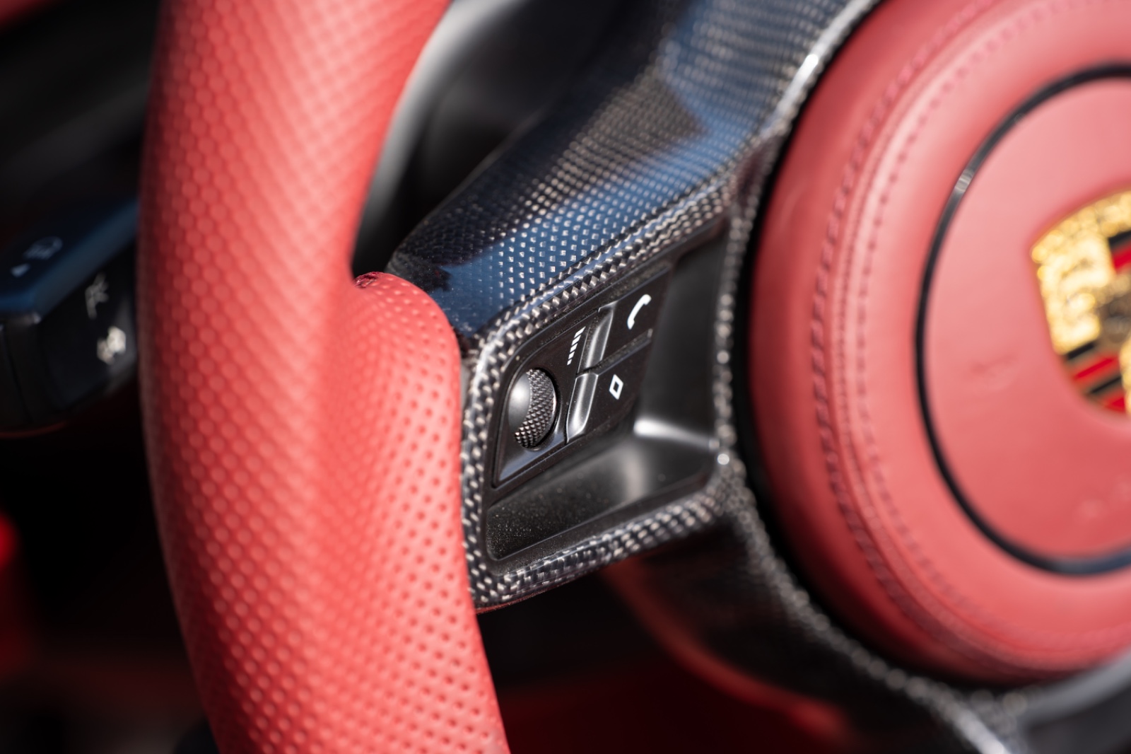 Porsche Carbon Spoke Controls